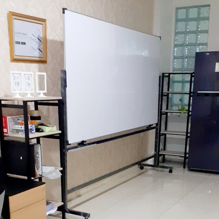 

Whiteboard Standing Murah 120 × 240 Cm, Single Face