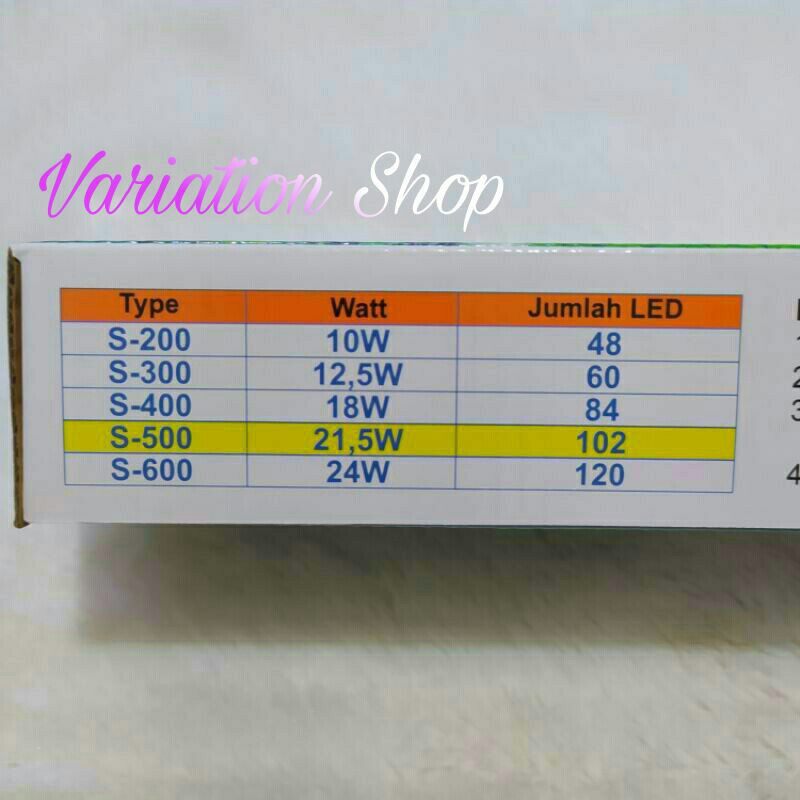 Lampu Aquascape Kandila LED S-500