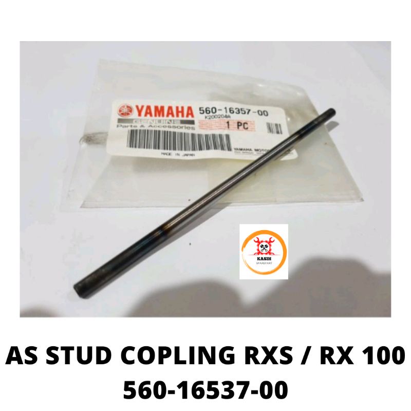 As Stud Copling RX S / RX 100Part Number : 560-16357-00
100 % Original Yamaha Genuine Part
