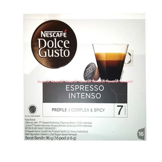 

NESCAFE DOLCE GUSTO EXPRESSO INTENSO 16 CUPS MINUMAN KOPI CAIR