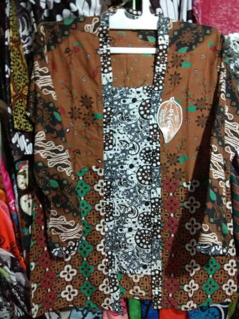 TERMURAH! KEBAYA KUTU BARU BATIK DAN POLOS UKURAN ALL SIZE FIT TO XL - FASHION WANITA MUSLIM MODERN