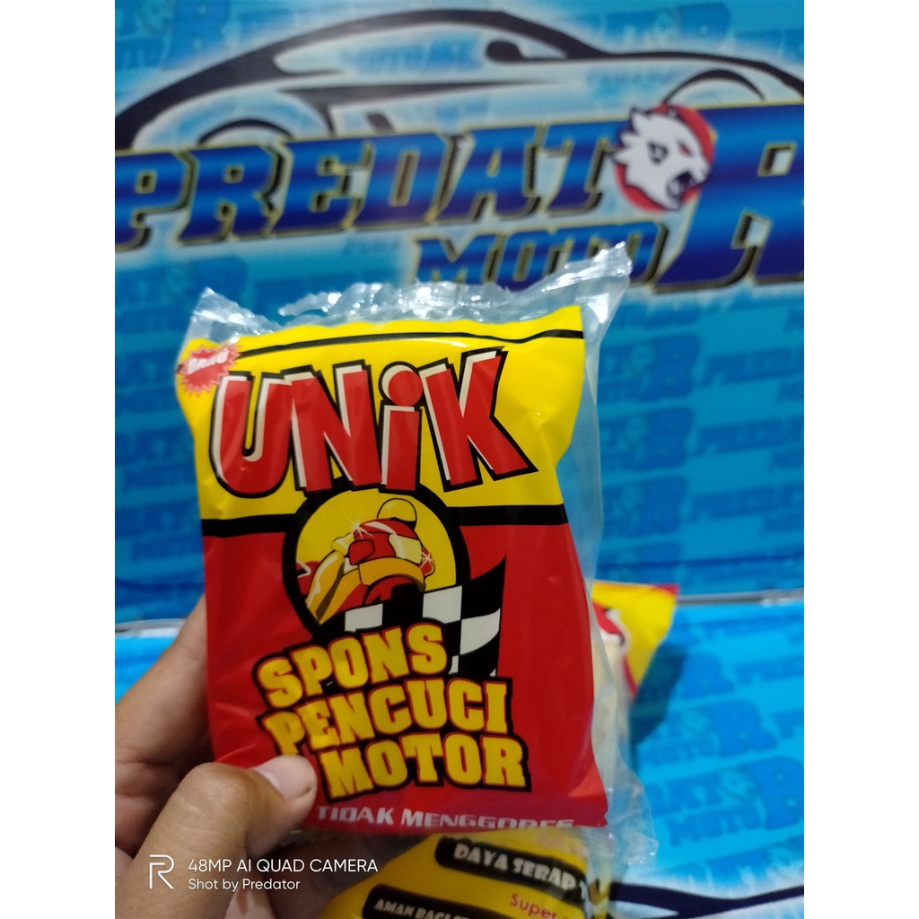 UNIK SPON SPONGE SERBAGUNA BUSA PENCUCI CUCI MOTOR HALUS DAYA SERAP TINGGI