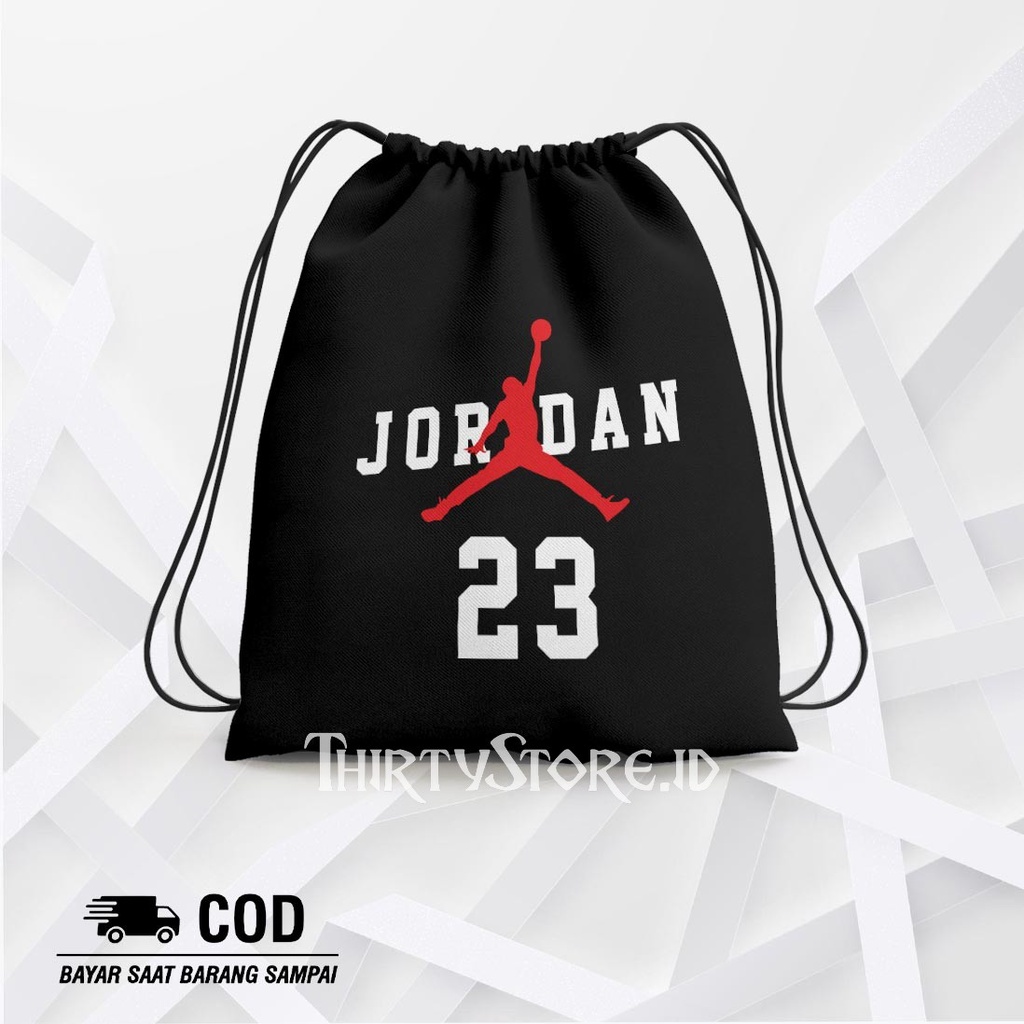 Tas Serut String Bag Jordan - Drawstring Bag Waterproof | Thirty Store.Id