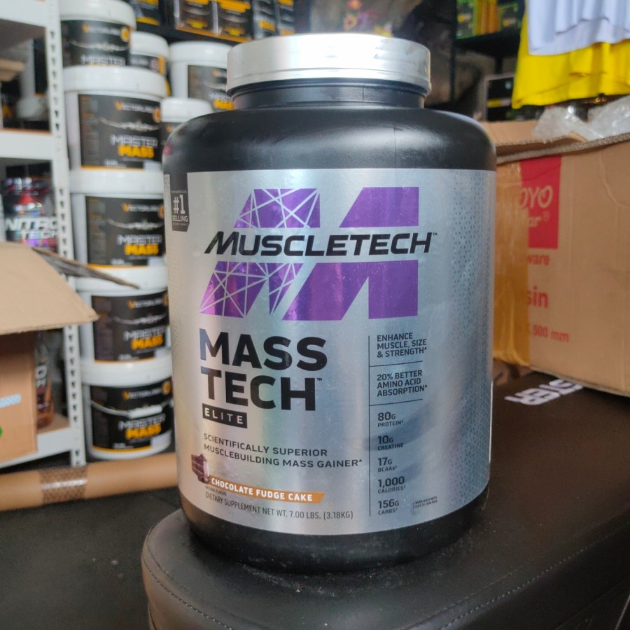 Muscletech Mass Tech Masstech Elite Gainer 7 lbs lb