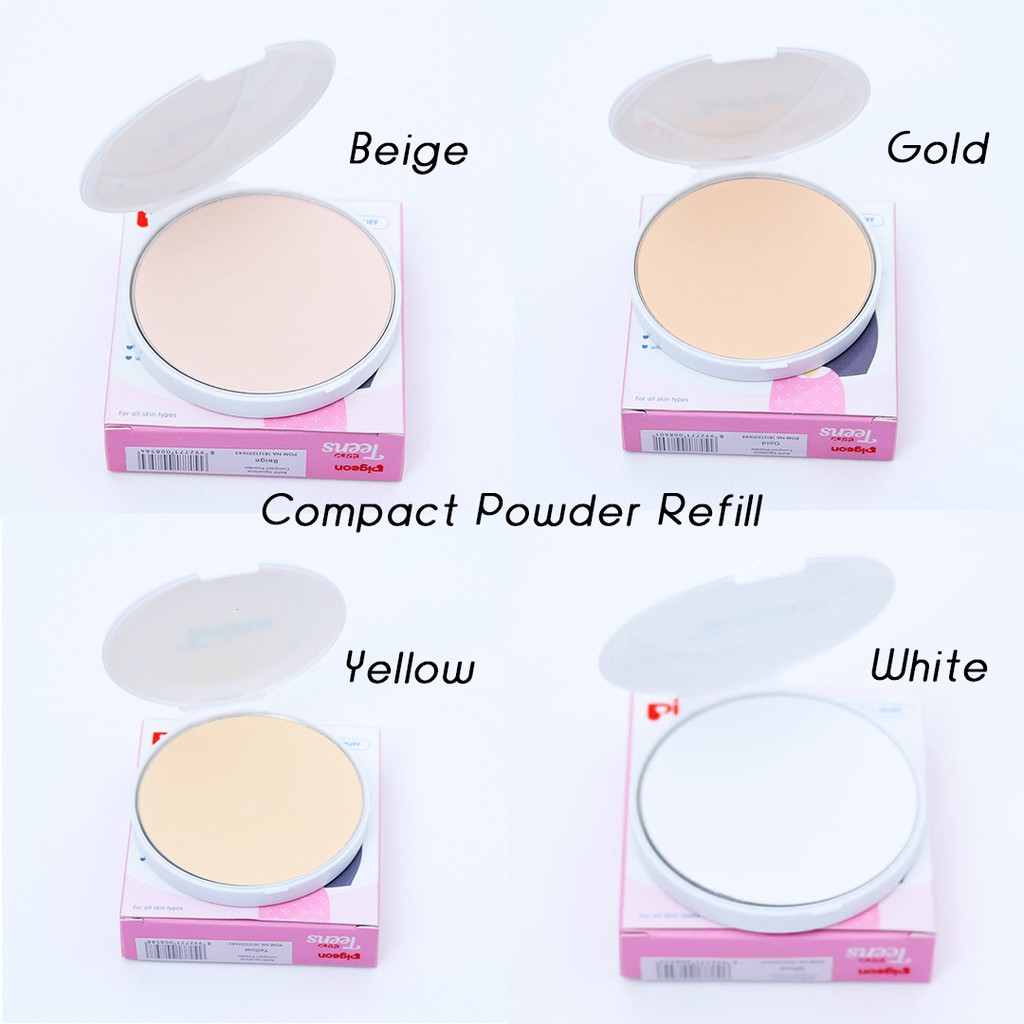 PIGEON Teens Compact UV | Two Way Cake Tersedia Refill