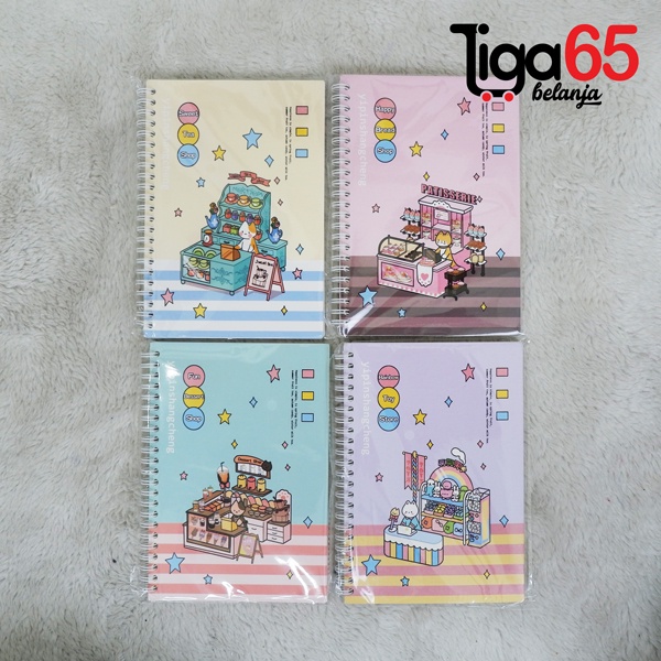 365 RING BOOK #40993 Type YFA5 Note Book Fancy Karakter / Buku &amp; Alat Tulis