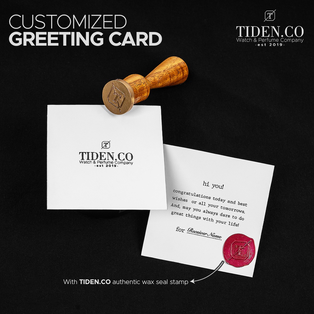 Tiden.co Perfume | Customized Greeting Card | Kartu Ucapan