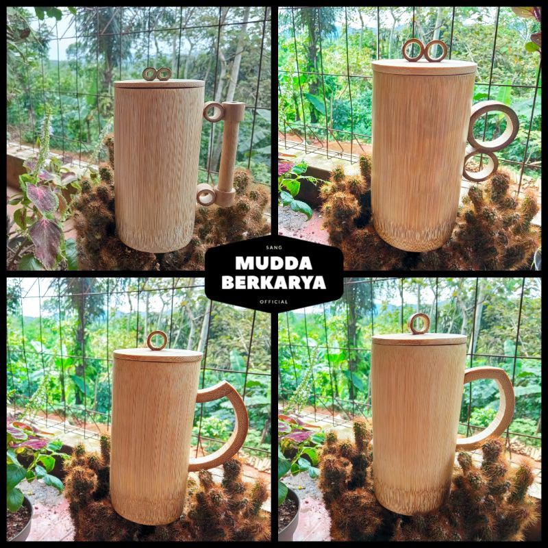 Gelas MUG Bambu Jumbo Unik Super Murah