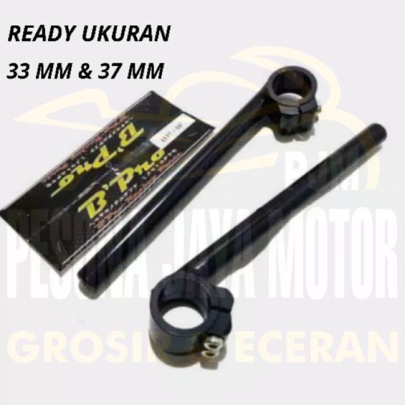 Stang Jepit B Pro Ukuran 33mm &amp; 37mm Buat Vixion/Ninja150 R/Rr/Ninja250 Fi/Karbu/Scorpio/R15 V2