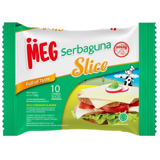 

MEG Keju Serbaguna 10 Slices Sachet