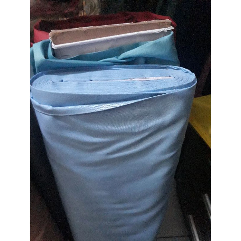 KAIN KATUN TOYOBO ROYAL MIX PER 0.5 METER-TYB  - BIRU MUDA