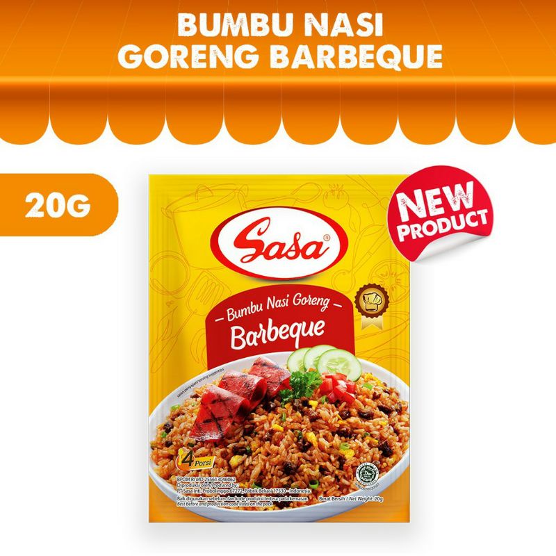 

Sasa Bumbu Nasi Goreng Barbeque 20gr