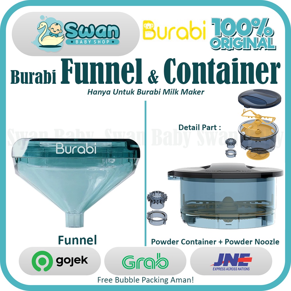 Burabi Funnel / Powder Container Burabi / Sparepart