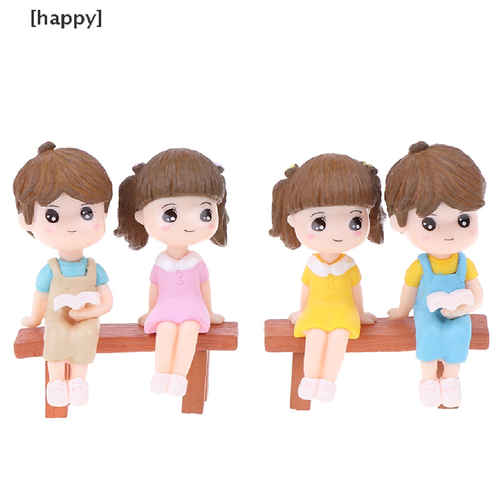 Ha 1 Set Miniatur Pasangan Kekasih Diy Untuk Dekorasi Rumah Boneka