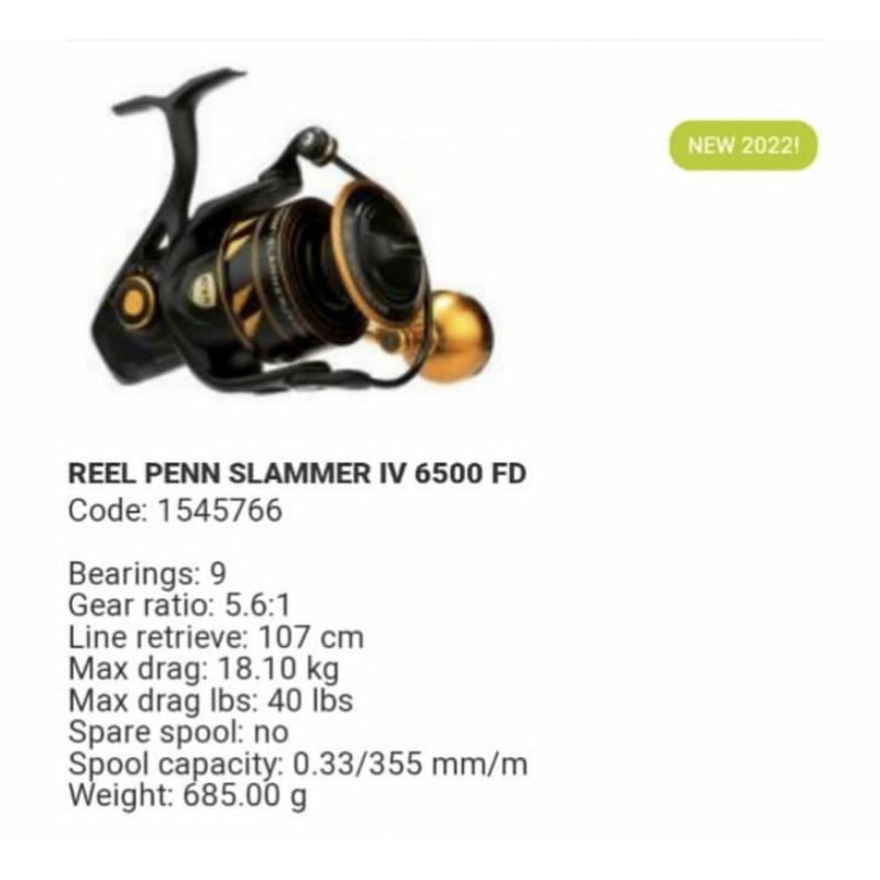 PENN SLAMMER IV 6500