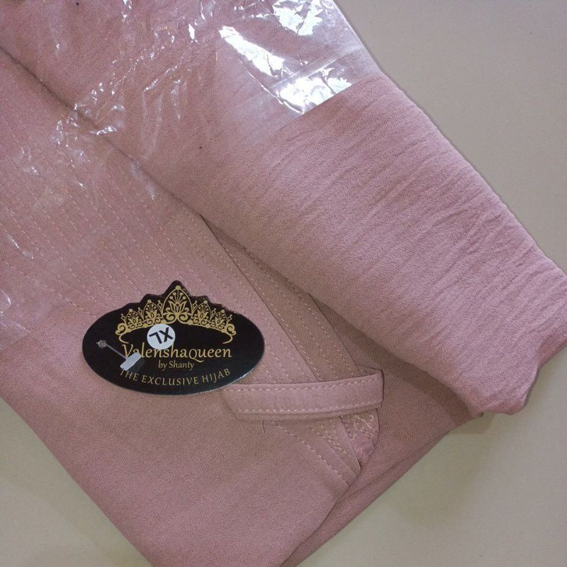 KHIMAR TALI CLARA XL ORIGINAL VALENSHA QUEEN-Rosepink