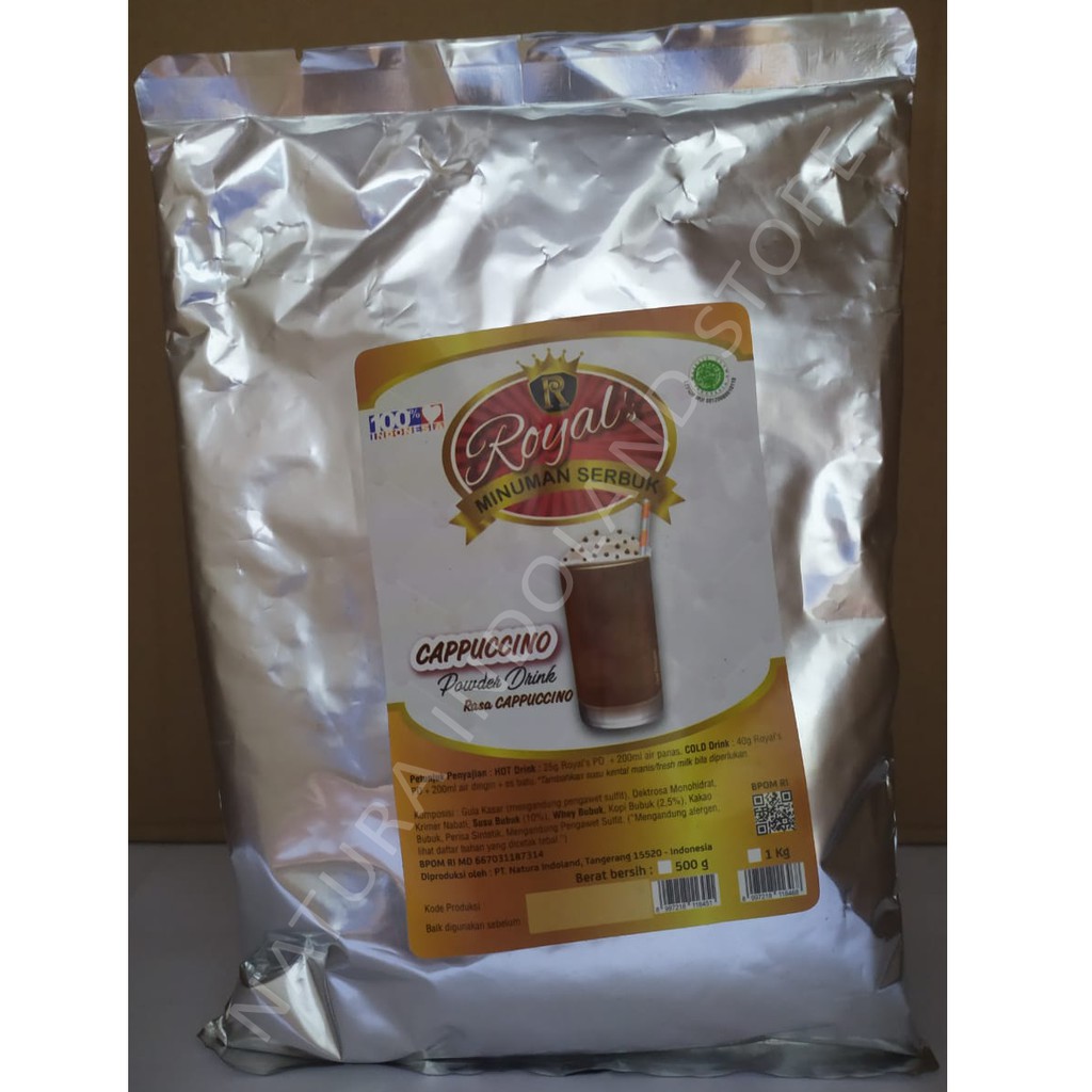 

ROYAL'S Powder Drink 1 Kg : Rasa CAPPUCINO