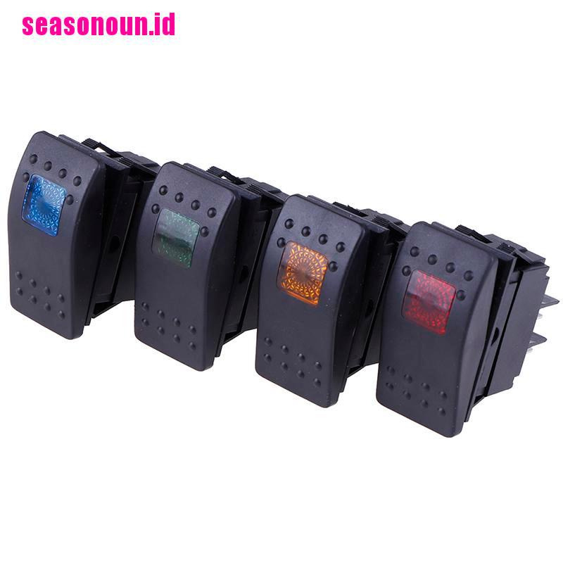 (seasonoun) Saklar Rocker Toggle Switch Anti Air Untuk Mobil / Perahu