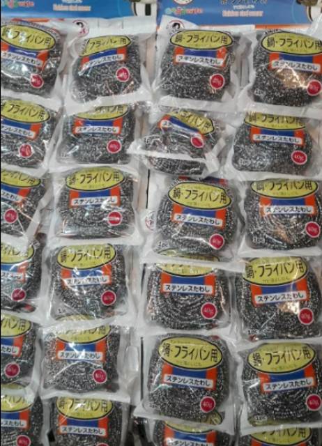 Sabut Cuci Piring Besi Anti Karat / Steel Wool 40 gram