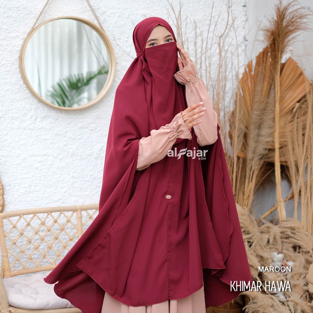 Khimar Jumbo Handsplit Hawa by Alfajar