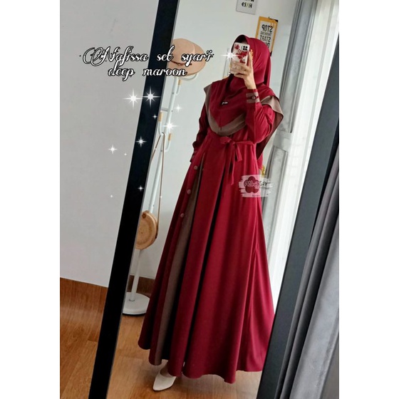 Nafisa set syar'i Matt ity crepe ory athata by dzee