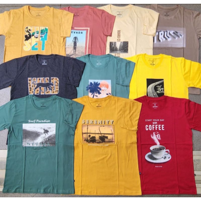 Kaos Nevada Original Kaos Oblong Nevada