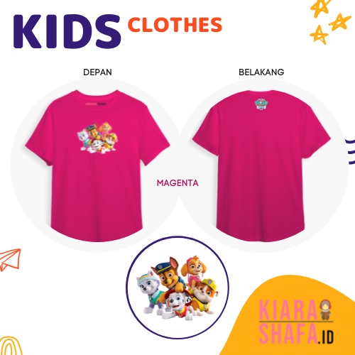 Kiarashafa - Baju Anak / Kaos Anak Paw Patrol