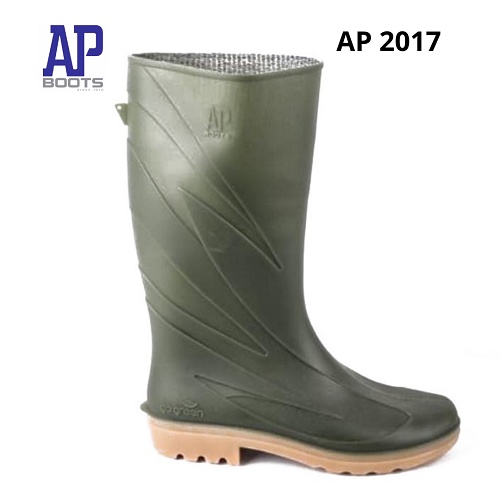 AP Boots 2017 Hijau - Sepatu Boot Kerja Karet Hijau Tinggi Boots Aman - Sepatu AP Boots 2017 Hijau size 37 - 43 - FANZ STORE