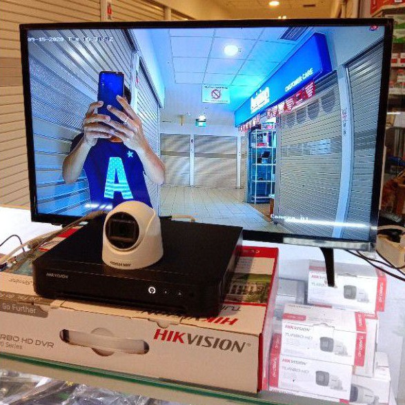 PAKET CCTV HIKVISION 8 CHANNEL 8 KAMERA 2MP 1080P KOMPLIT TINGGAL PASANG