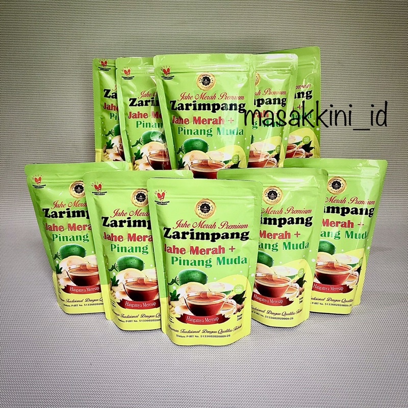 

zarimpang Jahe Merah + Pinang Muda