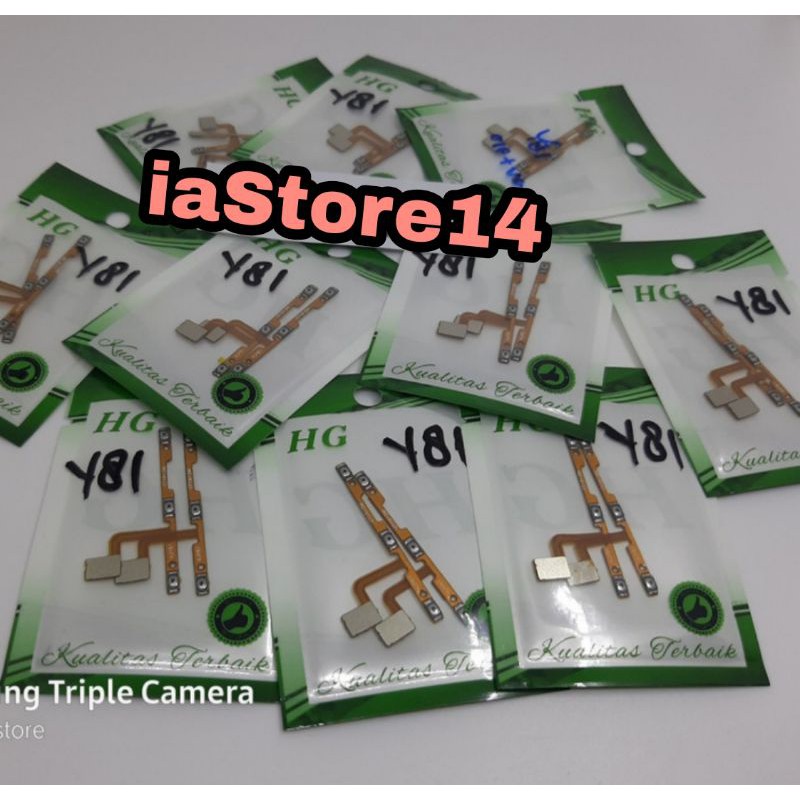 VIVO Y81 Flexible Flexibel Tombol Power On Off Volume Vivo Y81 Y 81