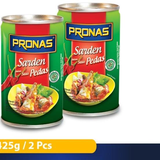 

Ω Pronas Sarden dalam Saus Pedas 425 g bundling 2 pcs ➪