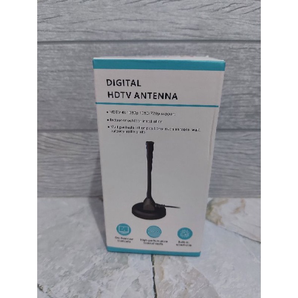 Antena Tv Digital HDTV With Amplifier Fleco AT-056