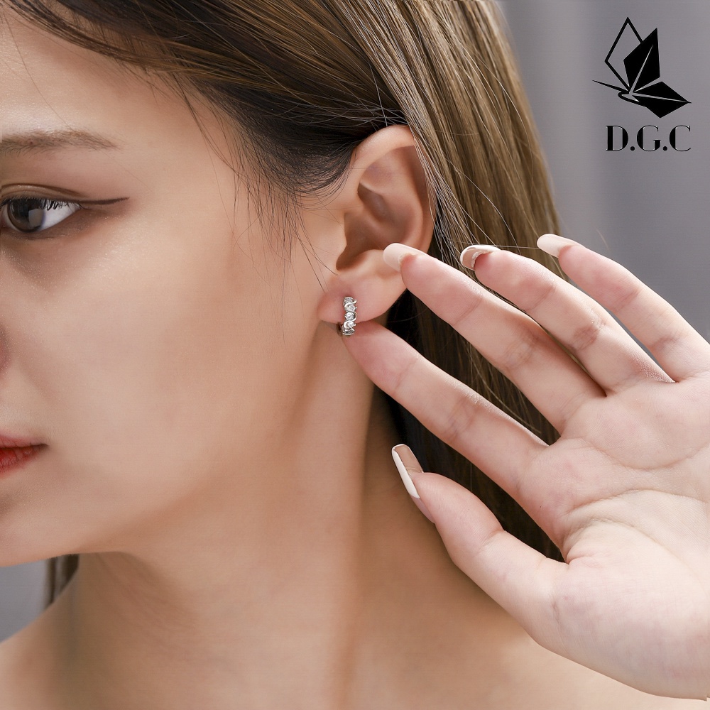 ✨Tongtonges✨COD Anting Titanium Aksesoris Fashion Kreatif Gaya Korea Untuk Wanita Import Grosir Diamond Murah D602