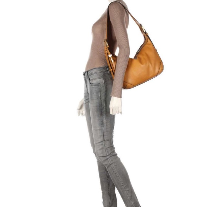 Tas Wanita Fossil Hannah Hobo Amber Gold