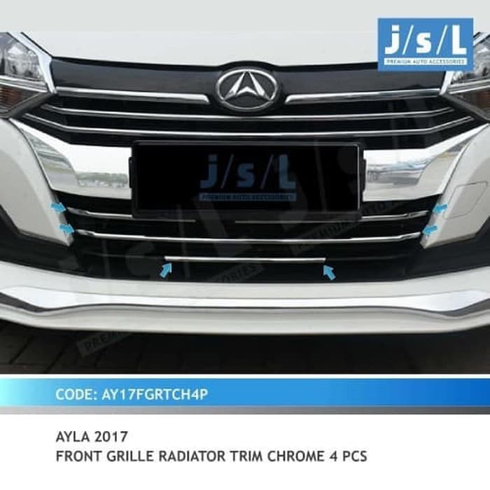 List Grille Radiator New AYLA Type R 2017 Chrome