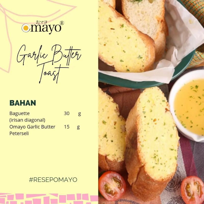 GARLIC BUTTER 500gr | Saos Mentega Bawang Putih