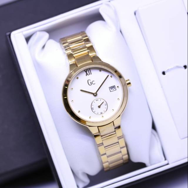 JAM TANGAN WANITA GC DETIK BAWAH BODY GOLD