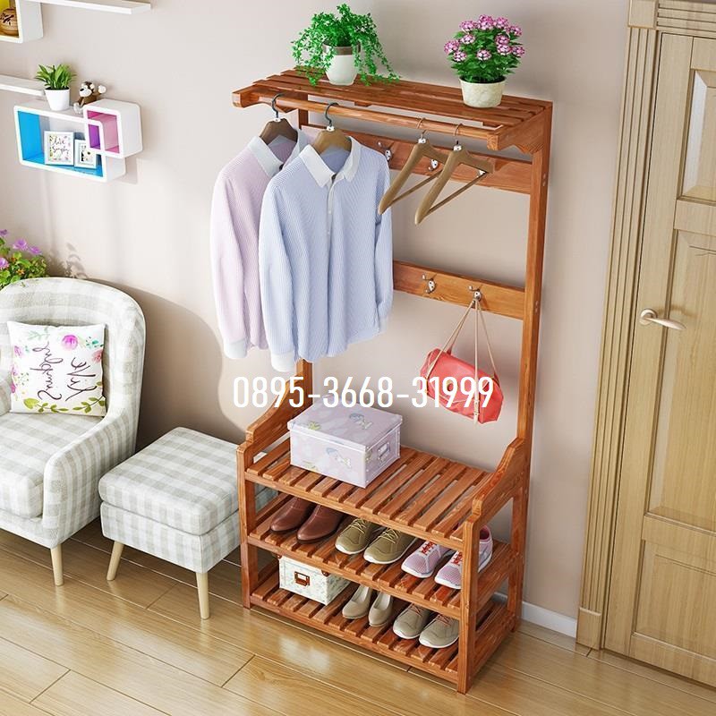 Gawang Gantungan Baju Dari Kayu