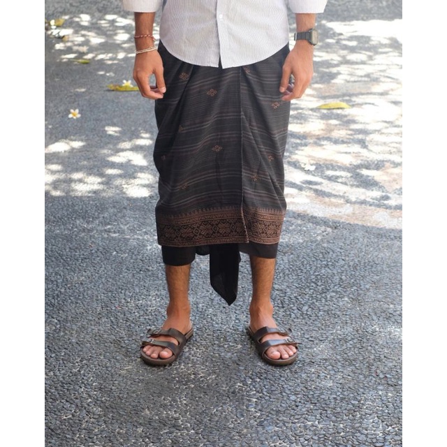 Saput Endek Kombinasi Bordir / Busana Adat Bali / Busana Adat Bali Pria / Pakaian Adat Bali