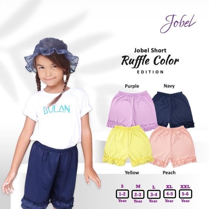 Celana Pendek Bayi Anak Perempuan 0-3 Tahun Jobel Short Ruffle 1pcs