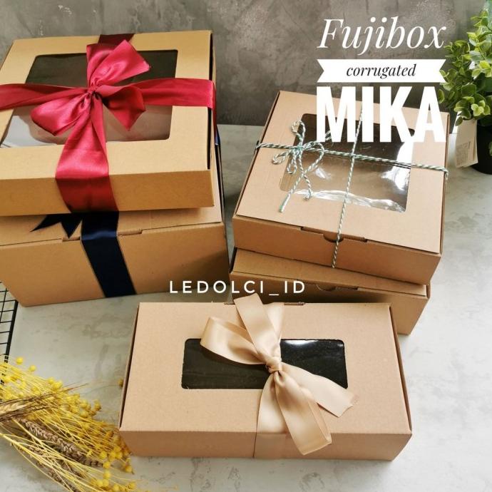 

TERMURAH! BOX MIKA DUS KRAFT CORRUGATED MIKA KOTAK HAMPERS FUJIBOX ledolci92 Juara