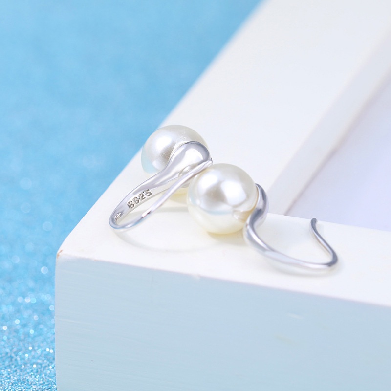 Anting Perak 925 Wanita Mutiara Perhiasan Fashion