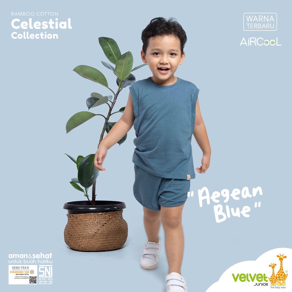 VELVET JUNIOR Celestial Bamboo Cotton Kutung Sport