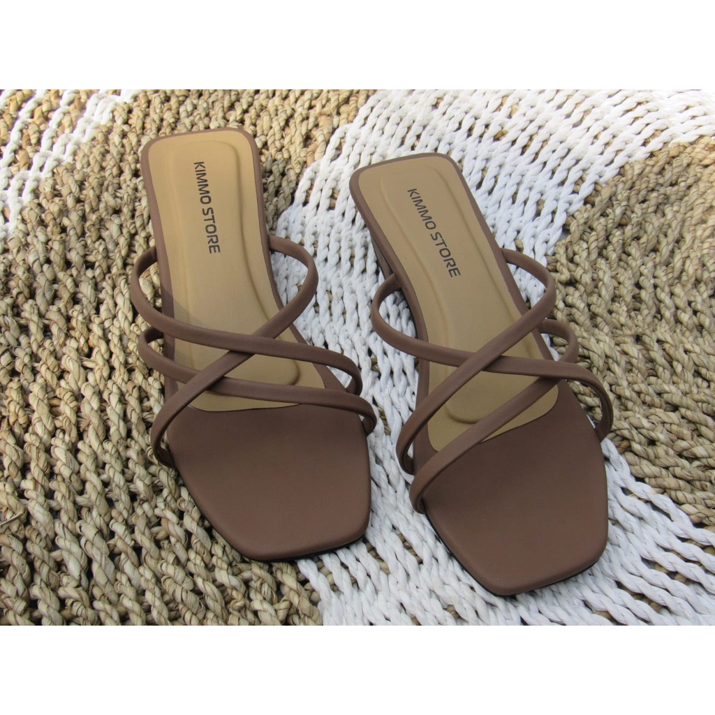 SANDAL HAK TAHU WANITA 3CM KRONJO SELOP AL-50