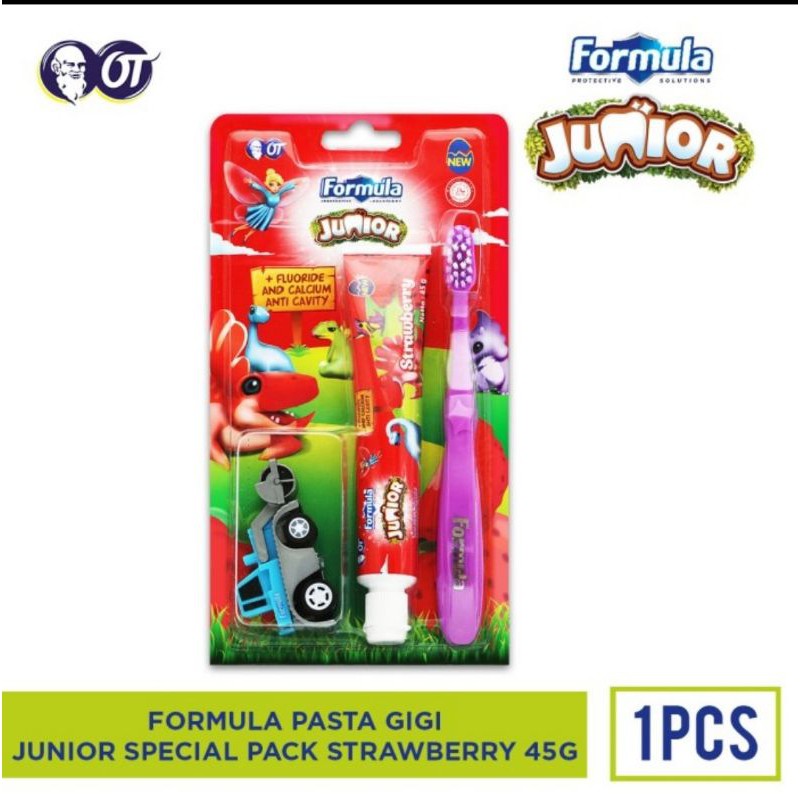 Formula Sikat Gigi&amp;Pasta Gigi Anak/Junior Free Mainan