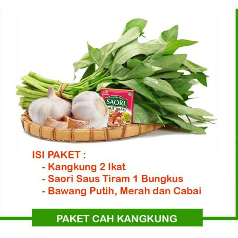 

paket sayur cah kangkung
