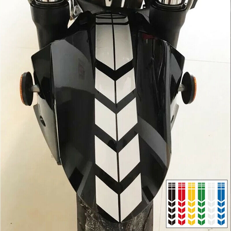 1Pc Motorcycle Moto Reflective Stickers Wheel Car And Decals Bicycle Fender Decor