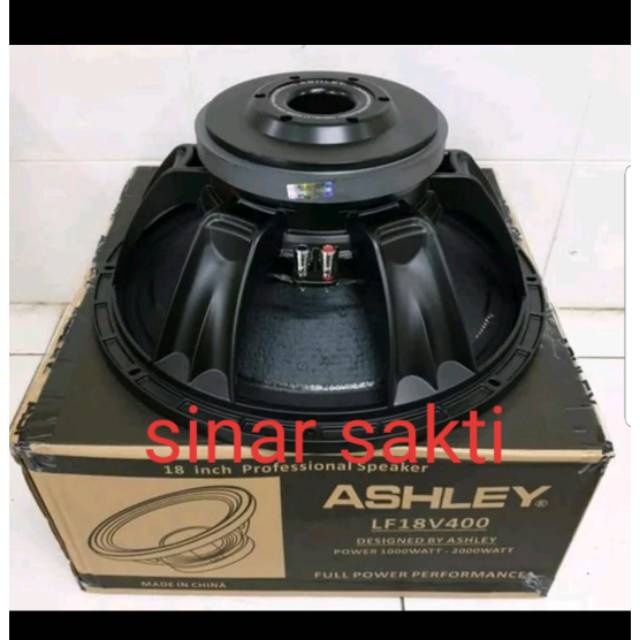 SPEAKER ASHLEY LF18V400 LF18 V400 18 INCI 2000 WATT COMPONEN