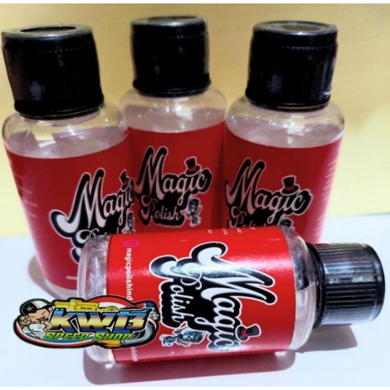 Magic polish indo pengkilap body hitam body kasar